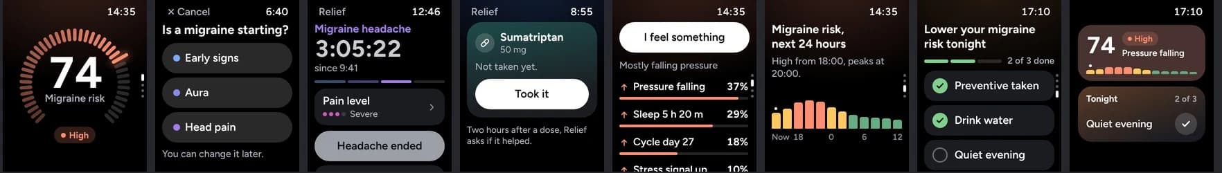 The eight Apple Watch App Store screenshots